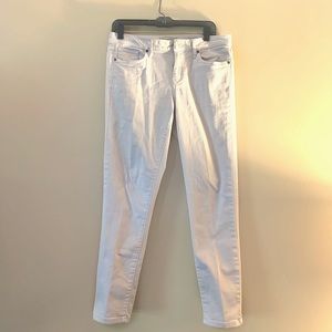 Calvin Klein White Ankle Skinny Jeans🤍